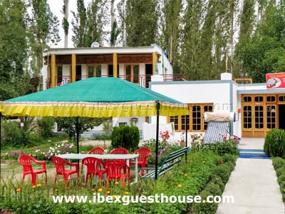 Nubra Hunder Ibex Guest House Outside Sitting Area